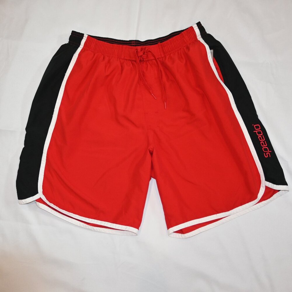 Men's Speedo Swim Trunks, XL, Red